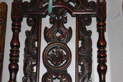 Set Of 6 19th Century Baronial Carved chairs 