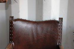 Set Of 6 Leather Backed Chairs
