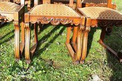 Set Of 6 Quality French Oak dining Chairs C1900