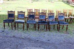 Set Of Six Edwardian Dining Chairs