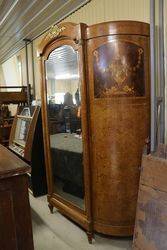 Antique Armoire With Long Mirror 