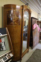 Antique Armoire With Long Mirror 