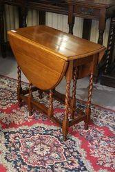 Oak Gate Leg Table C1910 #