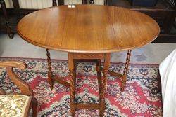 Oak Gate Leg Table C1910 