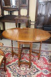 Oak Gate Leg Table C1910 