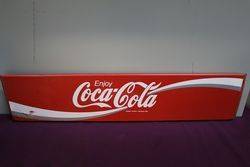 Genuine Coca Cola Tin Advertising Sign #