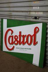 Castrol Z Enamel Advertising Sign 