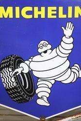 Michelin Tyre Double Sided Metal Mounted Advertising Sign 