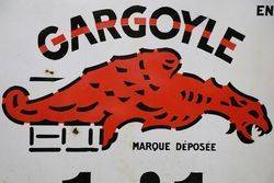 Mobiloil Gargoyle Enamel Sign