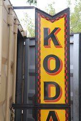 Large Kodaks Enamel Wall Mounted Sign 