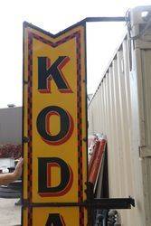 Large Kodaks Enamel Wall Mounted Sign 