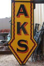 Large Kodaks Enamel Wall Mounted Sign 