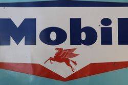 Large Mobil Enamel Advertising Sign 