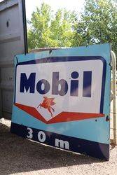 Large Mobil Enamel Advertising Sign 