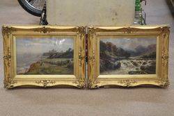 Pair Of Original Oil Painting By Charles Pettitt 183185