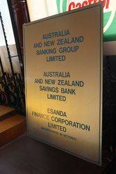 ANZ Australia and New Zealand Banking Group Advertising Sign 