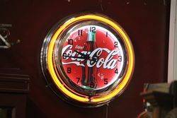 New Coca Cola Neon Light Clock