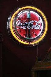 New Coca Cola Neon Light Clock