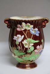 Crown Devon Fieldings Ruby Lustre Vase 