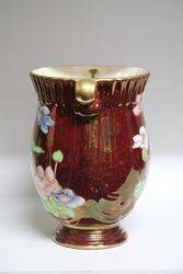 Crown Devon Fieldings Ruby Lustre Vase 