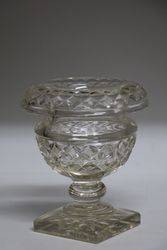 Pair Of Stunning C19th Cut Glass Covered Bowls 