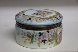 Victorian Glass Lidded Box 