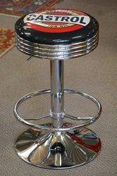 Adjustable Garage/Bar Stool Wakefield Castrol Motor Oil #