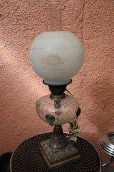 Victorian Lamp Converted to Electric  