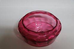 Victorian Ruby Glass Bowl 