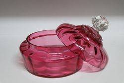 Victorian Ruby Glass Bowl 