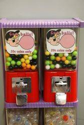 BRABO 4 Section Retro Gum Ball Machine 