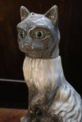 Jim Beam Bourbon Porcelain Cat Decanter 