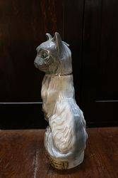 Jim Beam Bourbon Porcelain Cat Decanter