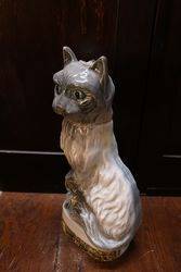 Jim Beam Bourbon Porcelain Cat Decanter