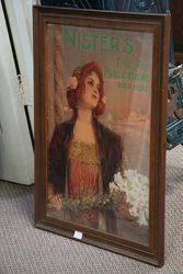 Wooden Framed Nisterand39s Fine Art Publications Advertising 