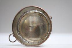 19th Century Silver On Copper Coaster  