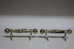Pair of 19th Century Horn Knife Rests #