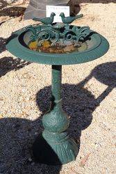 Bird Bath In Cast Iron