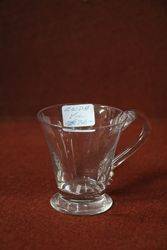 19th Century Glass Custard Cup.   #