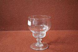Early 19th Century Double Ogee Drinking Glass  #