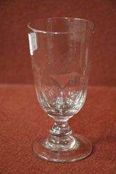 Early C19th Deep Bucket Bowl Drinking Glass. #