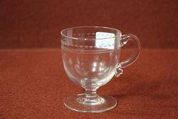 Edwardian Glass Custard Cup. #