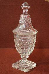 Regency Lead Glass Covered Urn 