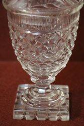 Regency Lead Glass Covered Urn 