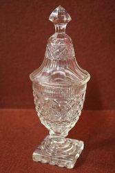 Regency Lead Glass Covered Urn 