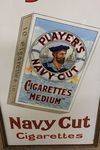 A Stunning Players Navy Cut Cigarettes Enamel Sign