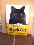 Black Cat Cigarette Old Enamel Sign---ST25