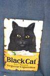 Antique Black Cat Enamel Sign