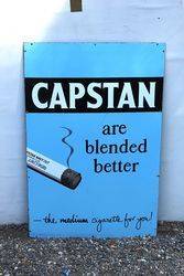 Capstan Cigarettes Pictorial Enamel Advertising Sign