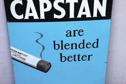 Capstan Cigarettes Pictorial Enamel Advertising Sign